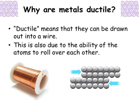 why metal is malleable